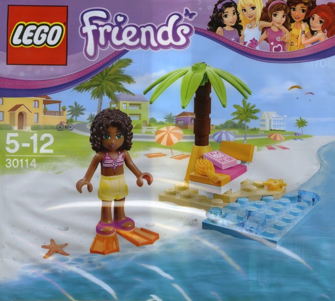 Конструктор LEGO (ЛЕГО) Friends 30114 Andrea's Beach Lounge 