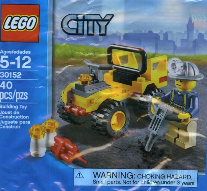 Конструктор LEGO (ЛЕГО) City 30152 Mining Quad