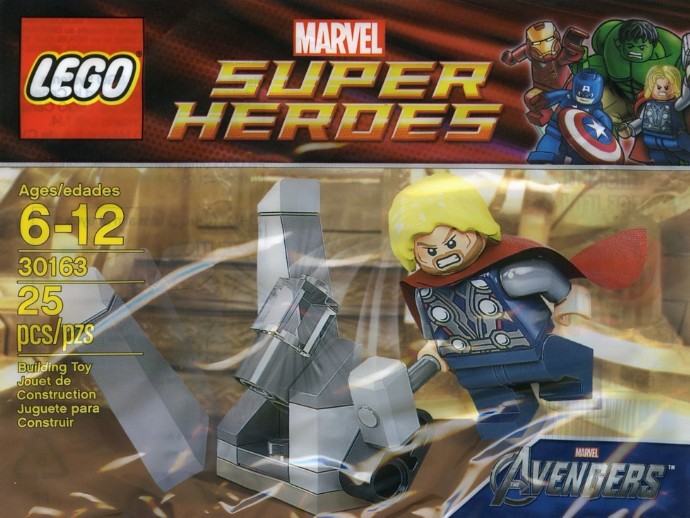 Конструктор LEGO (ЛЕГО) Marvel Super Heroes 30163 Thor and the Cosmic Cube