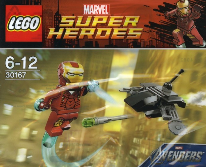 Конструктор LEGO (ЛЕГО) Marvel Super Heroes 30167 Iron Man vs. Fighting Drone