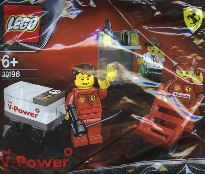 Конструктор LEGO (ЛЕГО) Racers 30196 Shell F1 Team