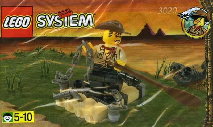 Конструктор LEGO (ЛЕГО) Adventurers 3020 Jones' Raft