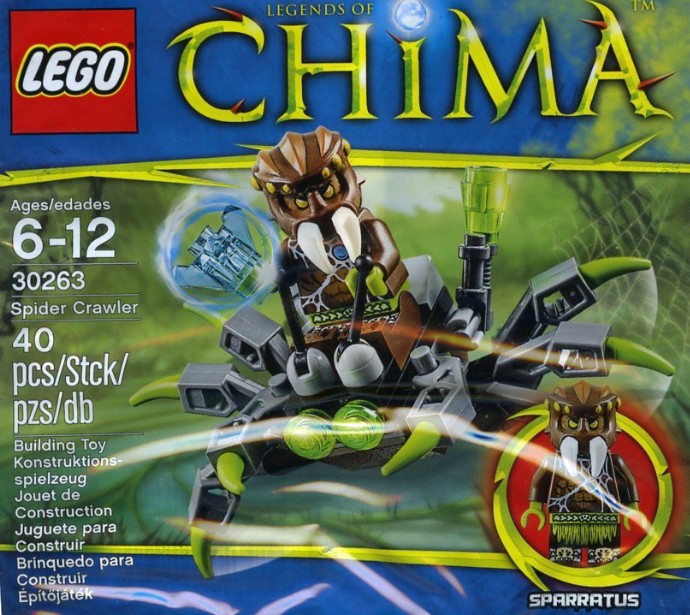 Конструктор LEGO (ЛЕГО) Legends of Chima 30263 Spider Crawler