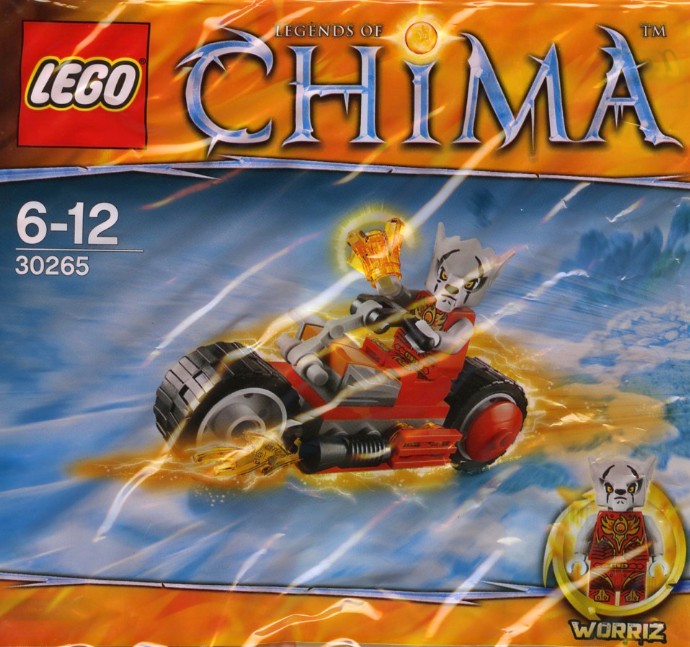 Конструктор LEGO (ЛЕГО) Legends of Chima 30265 Worriz' Fire Bike