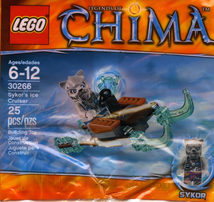 Конструктор LEGO (ЛЕГО) Legends of Chima 30266 Sykor's Ice Cruiser