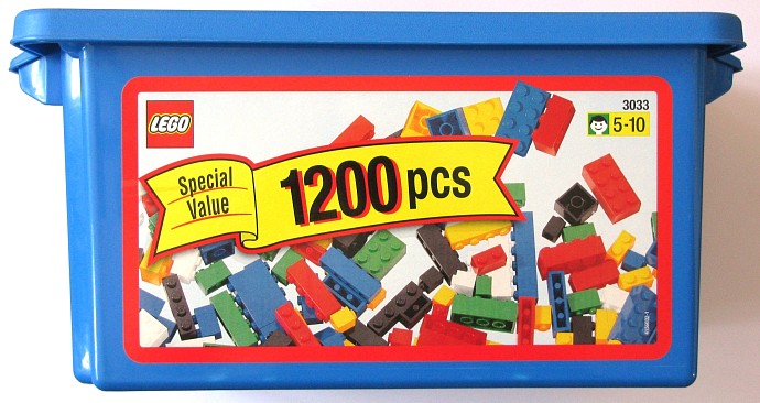 Конструктор LEGO (ЛЕГО) Basic 3033 Special Value Blue Tub