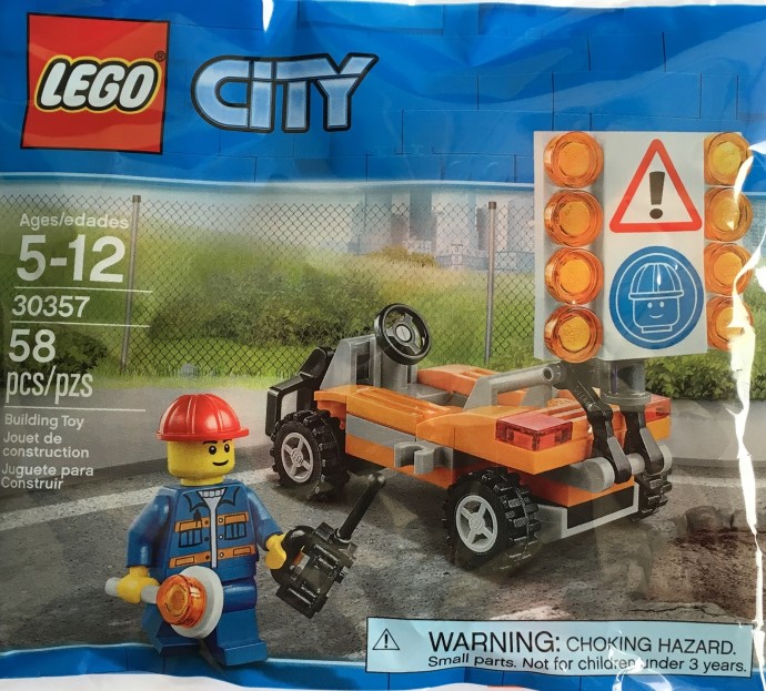 Конструктор LEGO (ЛЕГО) City 30357 Road Worker