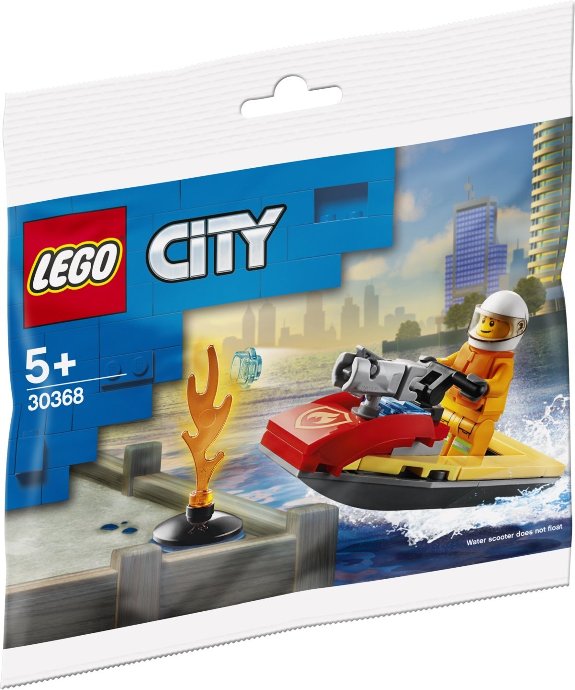 Конструктор LEGO (ЛЕГО) City 30368  Fire Rescue Water Scooter