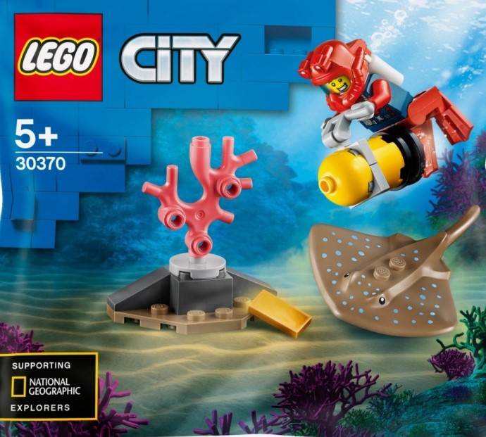 Конструктор LEGO (ЛЕГО) City 30370 {Diver}