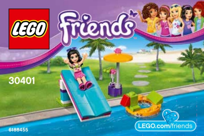 Конструктор LEGO (ЛЕГО) Friends 30401 Pool Foam Slide