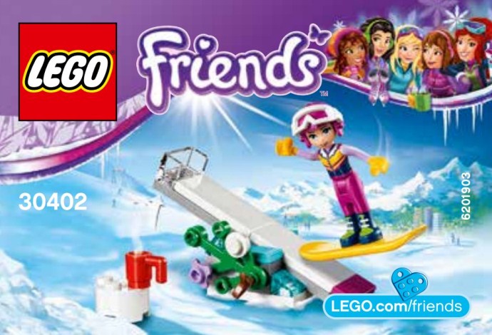 Конструктор LEGO (ЛЕГО) Friends 30402 Snowboard Tricks