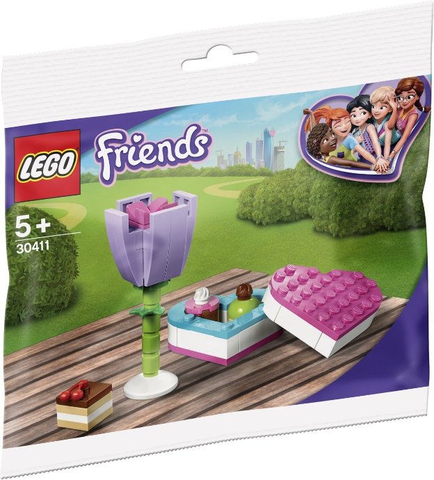 Конструктор LEGO (ЛЕГО) Friends 30411 Chocolate Box & Flower