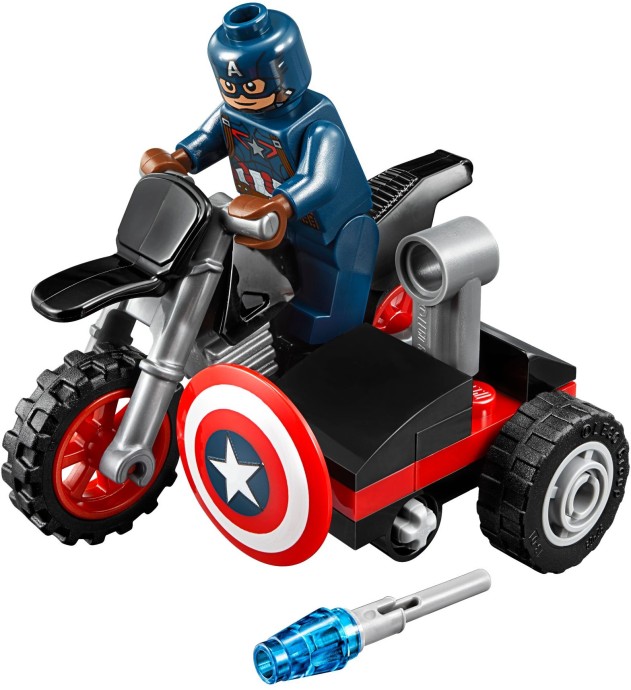 Конструктор LEGO (ЛЕГО) Marvel Super Heroes 30447 Captain America's Motorcycle 