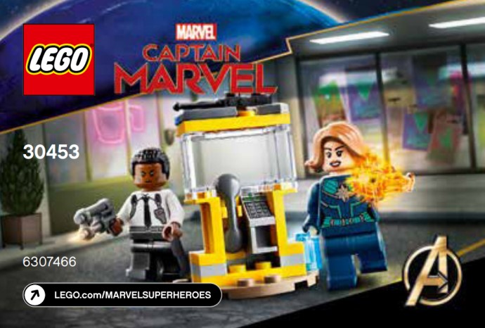 Конструктор LEGO (ЛЕГО) Marvel Super Heroes 30453 Captain Marvel and Nick Fury