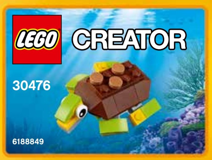 Конструктор LEGO (ЛЕГО) Creator 30476 Happy Turtle