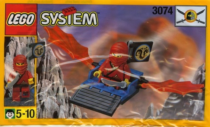 Конструктор LEGO (ЛЕГО) Castle 3074 Red Ninja's Dragon Glider