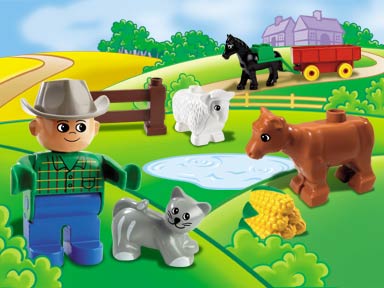 Конструктор LEGO (ЛЕГО) Duplo 3092 Friendly Farm