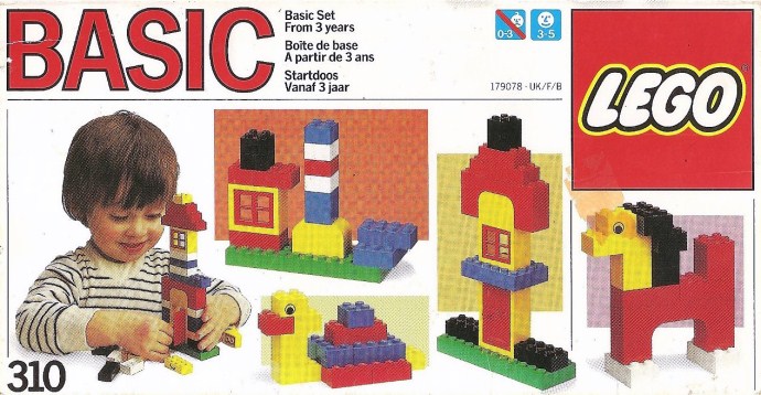 Конструктор LEGO (ЛЕГО) Basic 310 Basic Building Set, 3+