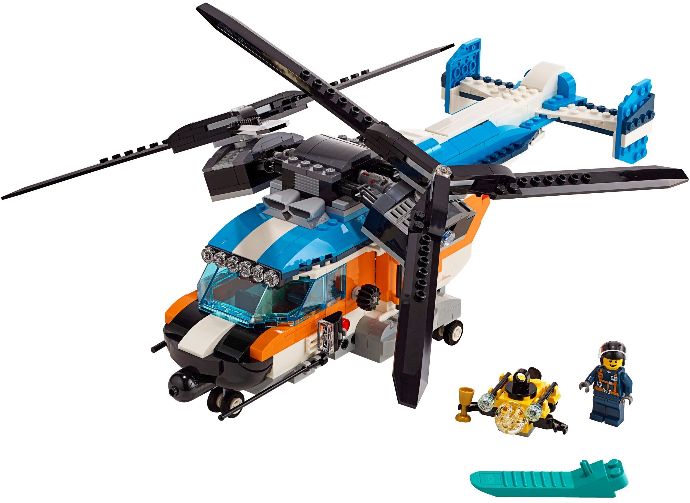Конструктор LEGO (ЛЕГО) Creator 31096 Twin-Rotor Helicopter