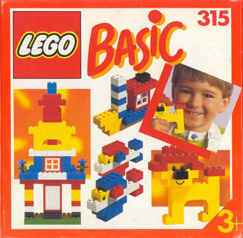 Конструктор LEGO (ЛЕГО) Basic 315 Basic Building Set, 3+