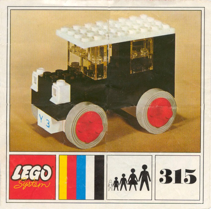 Конструктор LEGO (ЛЕГО) System 315 European Taxi