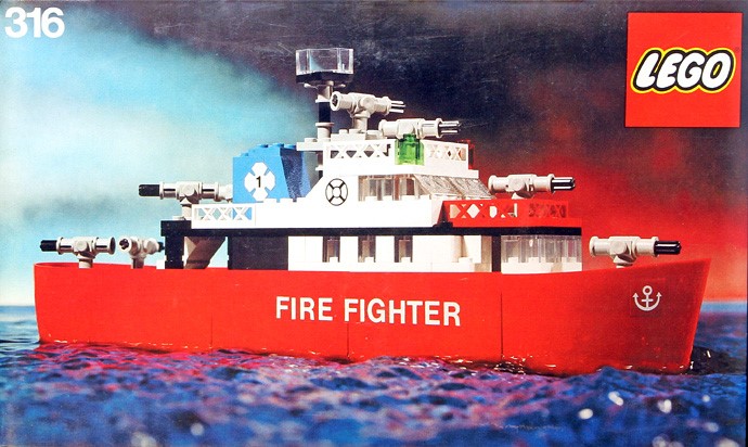Конструктор LEGO (ЛЕГО) LEGOLAND 316 Fire Fighting Launch