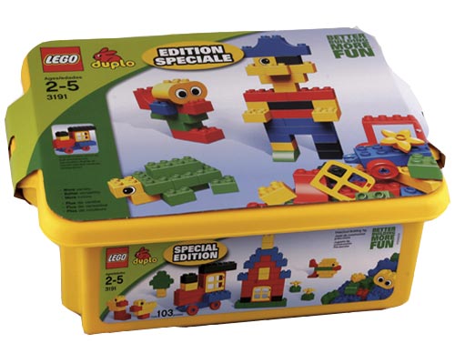 Конструктор LEGO (ЛЕГО) Duplo 3191 Yellow Half-Tub, Special Edition