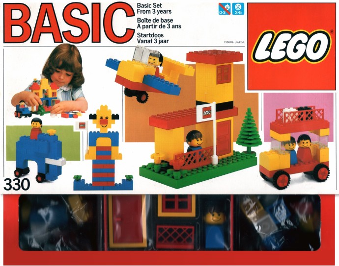 Конструктор LEGO (ЛЕГО) Basic 330 Basic Building Set, 3+