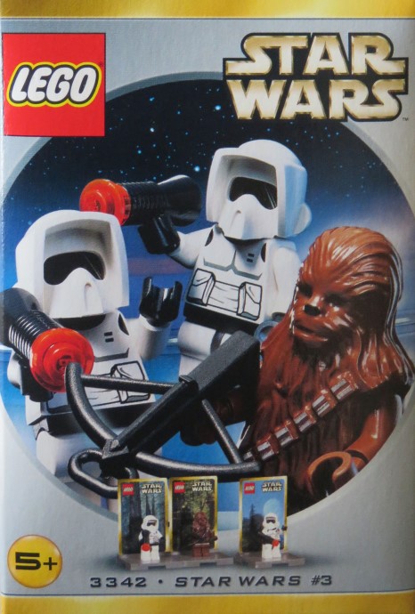 Конструктор LEGO (ЛЕГО) Star Wars 3342 Chewbacca and 2 Biker Scouts Minifig Pack - Star Wars #3