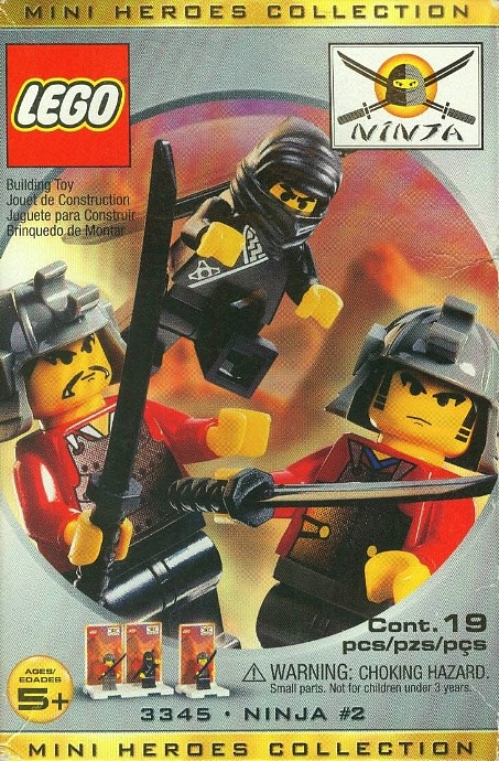 Конструктор LEGO (ЛЕГО) Castle 3345 Three Minifig Pack - Ninja #2
