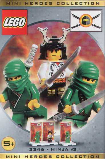 Конструктор LEGO (ЛЕГО) Castle 3346 Three Minifig Pack - Ninja #3