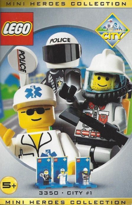 Конструктор LEGO (ЛЕГО) Town 3350 Three Minifig Pack - City #1