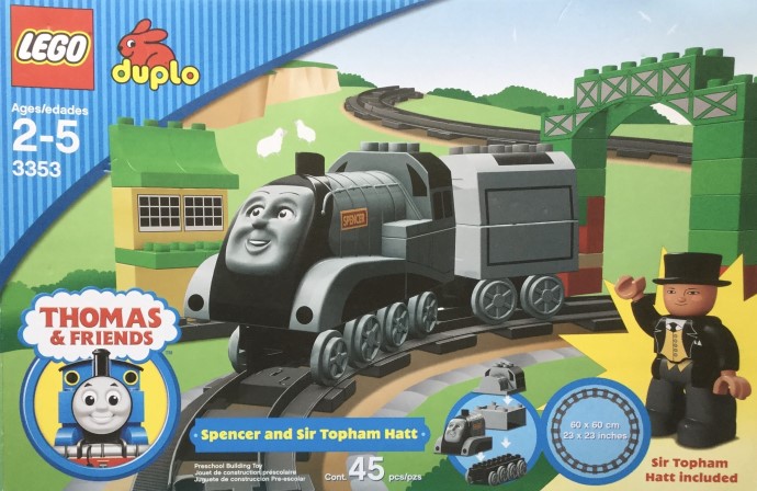Конструктор LEGO (ЛЕГО) Duplo 3353 Spencer and Sir Topham Hatt