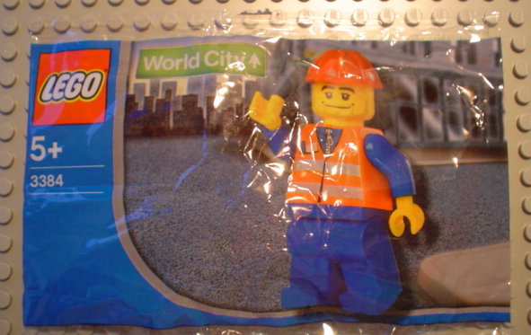 Конструктор LEGO (ЛЕГО) World City 3384 Construction Worker