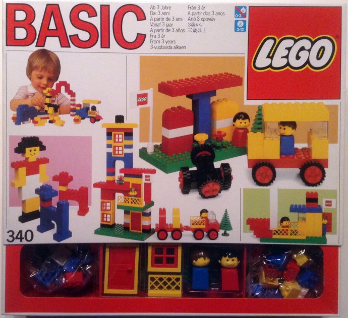 Конструктор LEGO (ЛЕГО) Basic 340 Basic Building Set, 3+