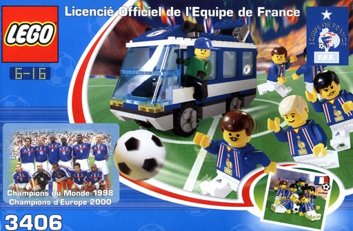 Конструктор LEGO (ЛЕГО) Sports 3406 French Team Bus