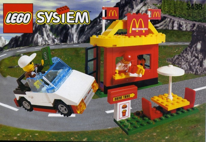 Конструктор LEGO (ЛЕГО) Town 3438 McDonalds Restaurant