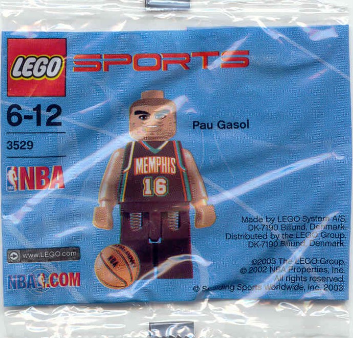 Конструктор LEGO (ЛЕГО) Sports 3529 Pau Gasol