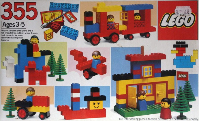 Конструктор LEGO (ЛЕГО) Basic 355 Universal Building Set
