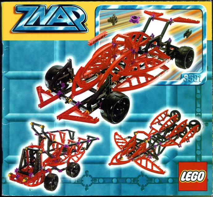 Конструктор LEGO (ЛЕГО) Znap 3581 Red Formula 1 with Storage
