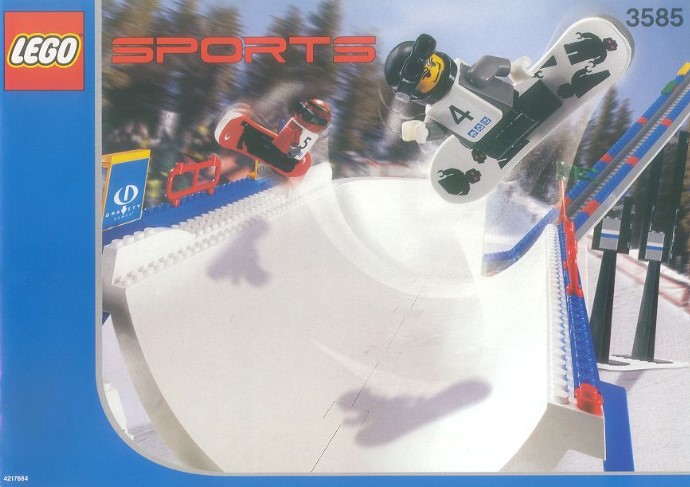 Конструктор LEGO (ЛЕГО) Sports 3585 Snowboard Super Pipe