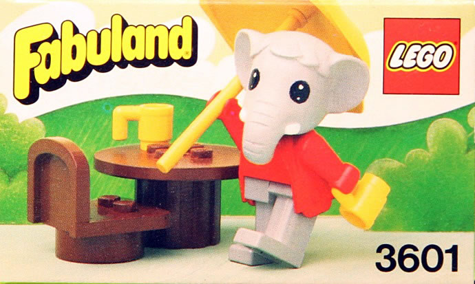 Конструктор LEGO (ЛЕГО) Fabuland 3601 Elton Elephant
