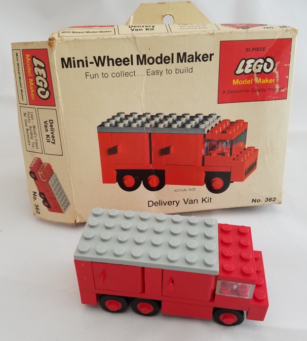 Lego delivery van outlet