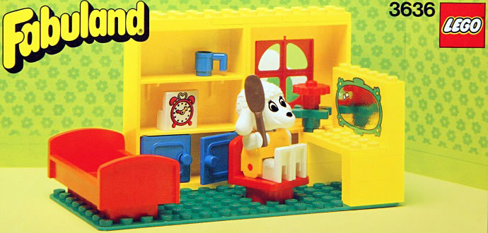 Конструктор LEGO (ЛЕГО) Fabuland 3636 Lucy Lamb's Bedroom