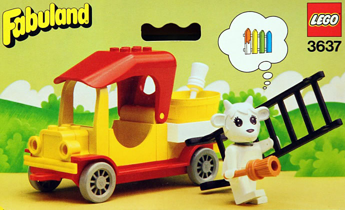 Конструктор LEGO (ЛЕГО) Fabuland 3637 Gertrude Goat the painter