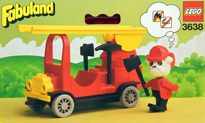Конструктор LEGO (ЛЕГО) Fabuland 3638 Fire Engine