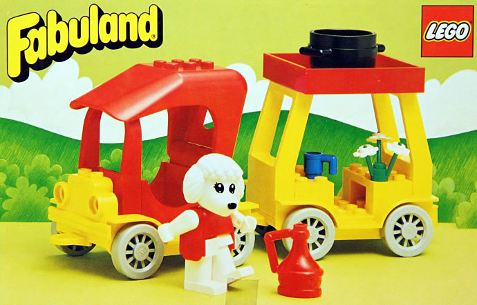 Конструктор LEGO (ЛЕГО) Fabuland 3641 Car and Camper