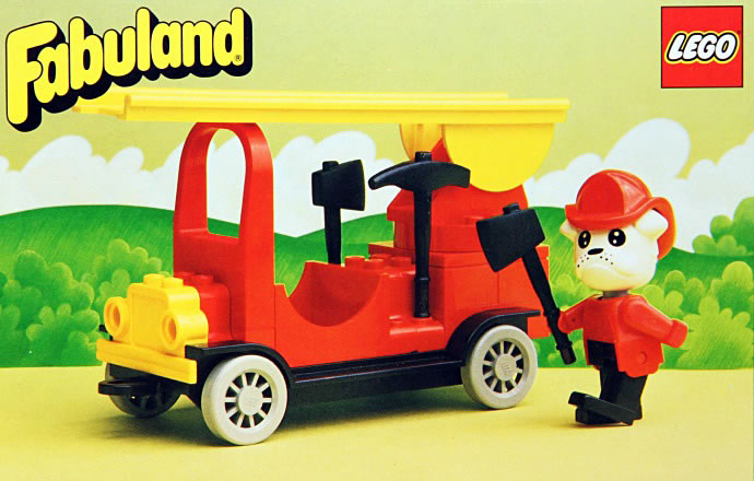 Конструктор LEGO (ЛЕГО) Fabuland 3642 Fire Engine