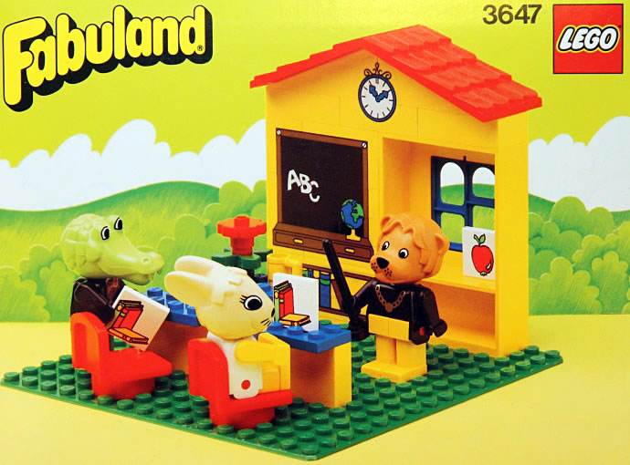 Конструктор LEGO (ЛЕГО) Fabuland 3647 Lionel Lion's Classroom