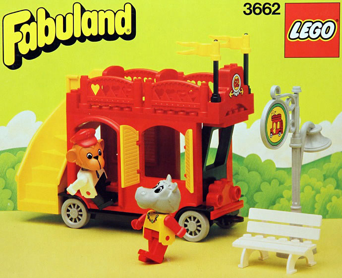 Конструктор LEGO (ЛЕГО) Fabuland 3662 Double-Decker Bus